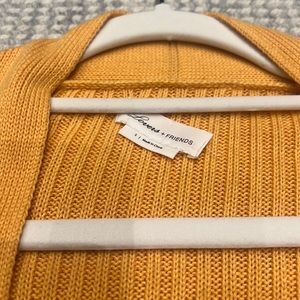 Yellow Lovers and friends cardigan